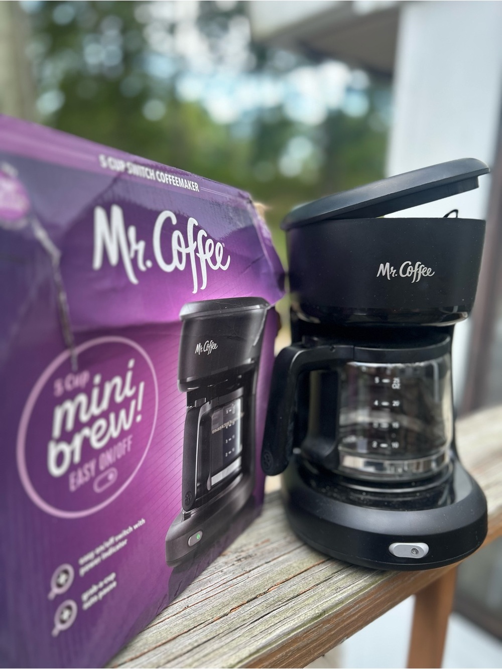 Black Drip Coffee Maker - Classic Home Brewing 4 cups